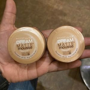 Lot of 2 Maybelline Dream Matte Mousse Foundations Honey Beige Medium 4